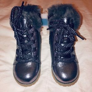 Sold NWT Metallic Ankle Boots Size 7